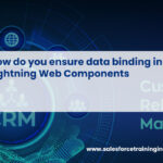 How do you ensure data binding in Lightning Web Components?