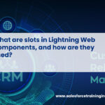 What are slots in Lightning Web Components, and how are they used?