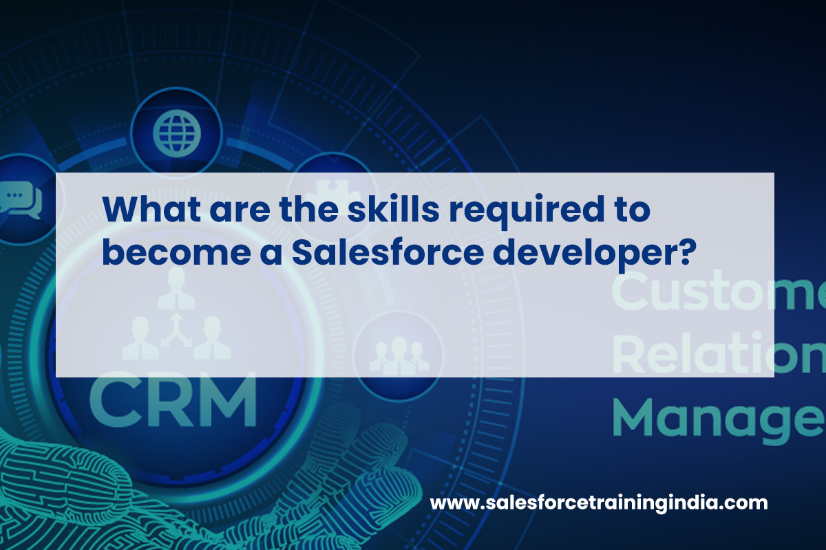 What are the skills required to become a Salesforce developer